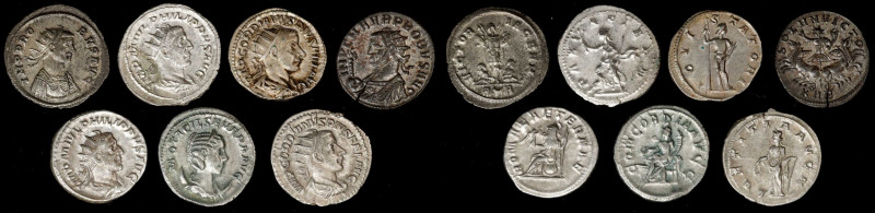 MIXED LOTS. Septet of Antoniniani (7 pieces), ca. A.D. 238-282. Average Grade: V...