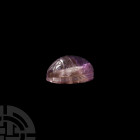 Egyptian Translucent Amethyst Scarab Middle Kingdom, 2030-1650 B.C. A translucent amethyst scarab amulet with stylised detailing to carapace, uninscri...