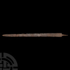 Late Roman Illerup-Wyhl Type Spatha Sword 4th-5th century A.D. A double-edged long sword (spatha) of Illerup-Wyhl typology, with elements of Osterburk...