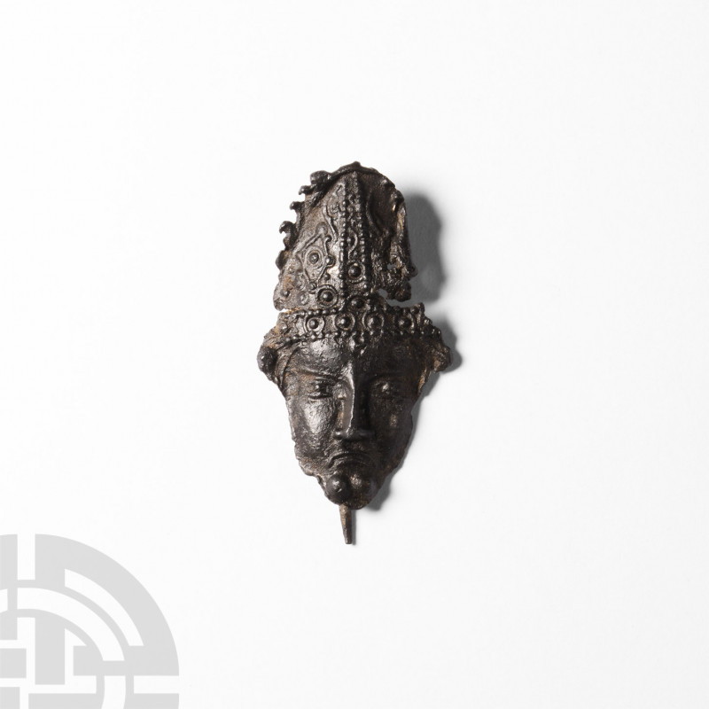 Medieval 'Thames' Head of Saint Thomas Becket Pilgrim's Badge 14th century A.D. ...