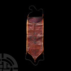 Large Leather Tuareg Camel Bag 20th century A.D. A leather Tuareg camel bag stained in various colours and decorated with dense panels of tooled geome...