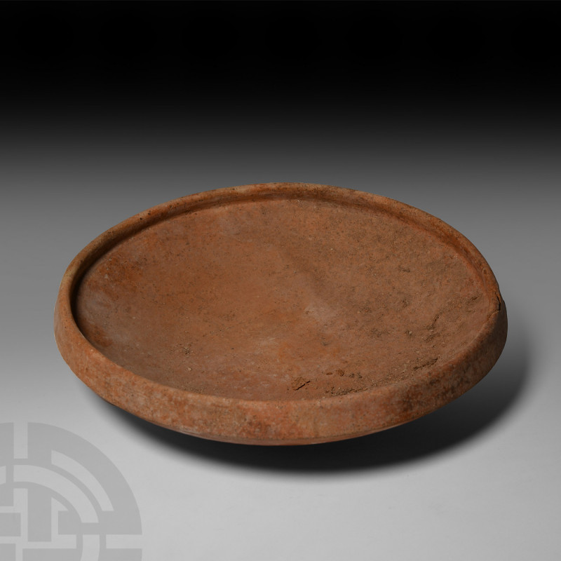 Ceramic Bowl Circa 2nd millennium B.C. A terracotta bowl with a truncated conica...