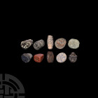 Western Asiatic Stamp Seal Collection 2nd-1st millennium B.C. A group of ten seals including five accompanied by typed and signed scholarly notes issu...
