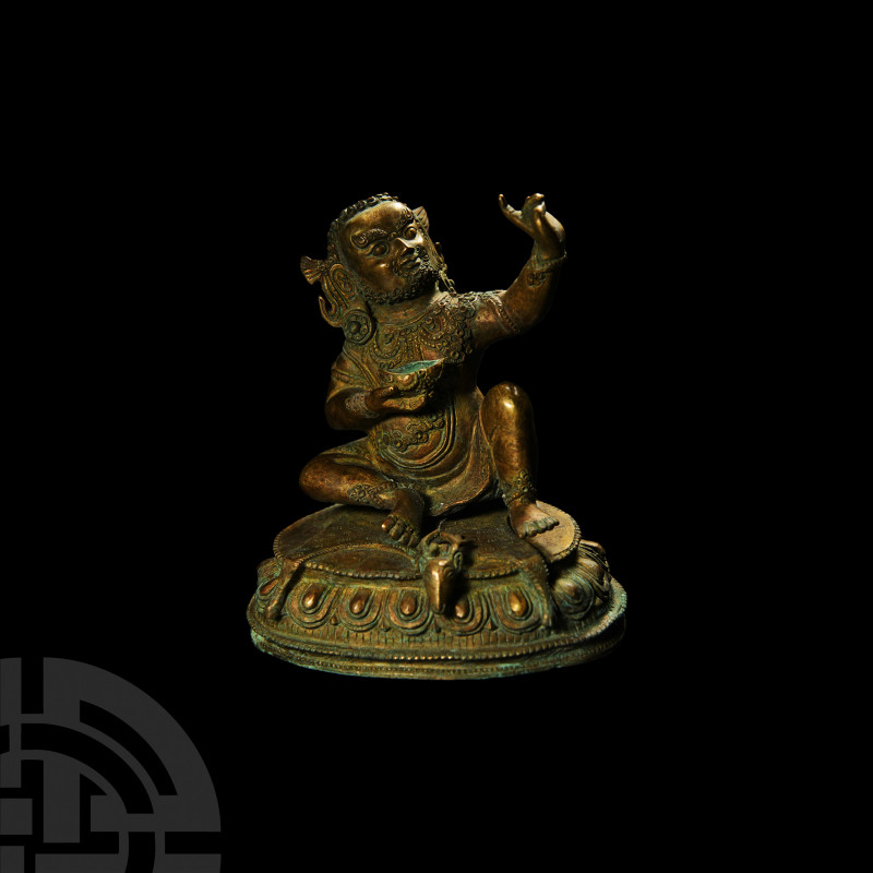 Sino-Tibetan Gilt Vajravarahi Figure 19th-20th century A.D. A hollow-formed gilt...