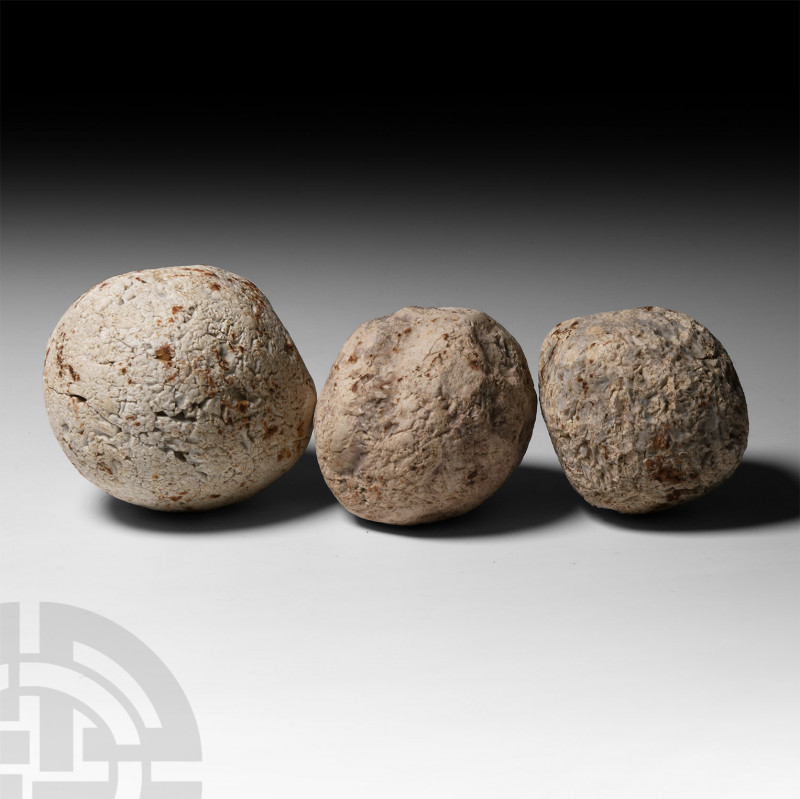 Stone Age Neolithic Hammerstone Group Neolithic, 9th-5th millenium B.C. A trio o...