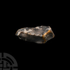 Stone Age Clactonian 'Twydall' Flint Implement Lower Paleolithic, circa 400,000 B.P. A substantial Clactonian culture flint core tool, old Rochester M...