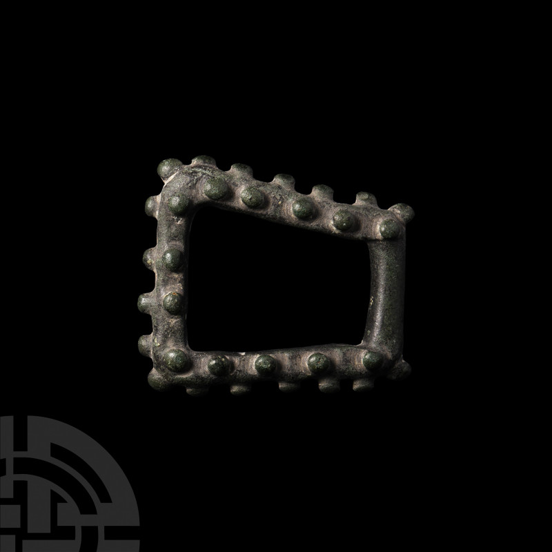 Norman 'Thames' Studded Buckle Frame 11th-12th century A.D. A Norman period buck...
