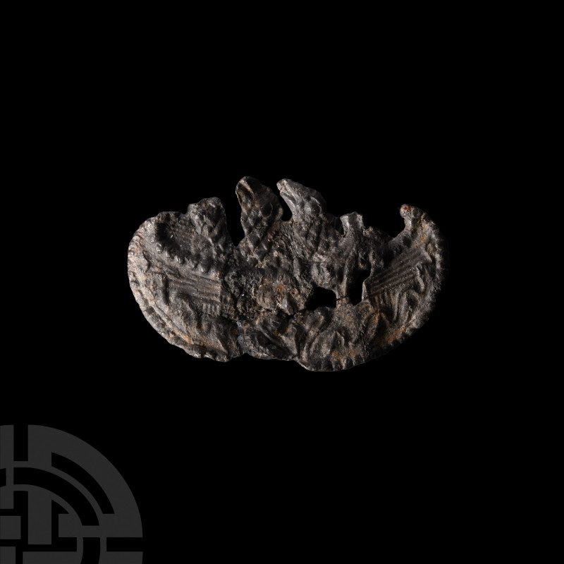 Medieval 'Thames' St Werburg's Geese Pilgrim's Badge 15th century A.D. A lead-al...