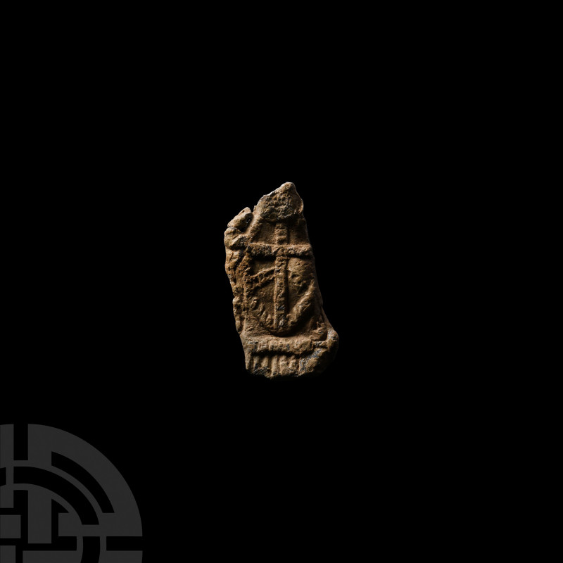 Medieval Pilgrim Badge with Shield of Saint Leonard Circa 14th-15th century A.D....