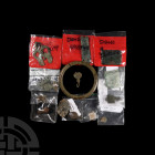Medieval and Other Artefact Collection Mainly 13th-16th century A.D. A mixed group of artefacts comprising: a die; clothes fittings; a seal matrix; bo...