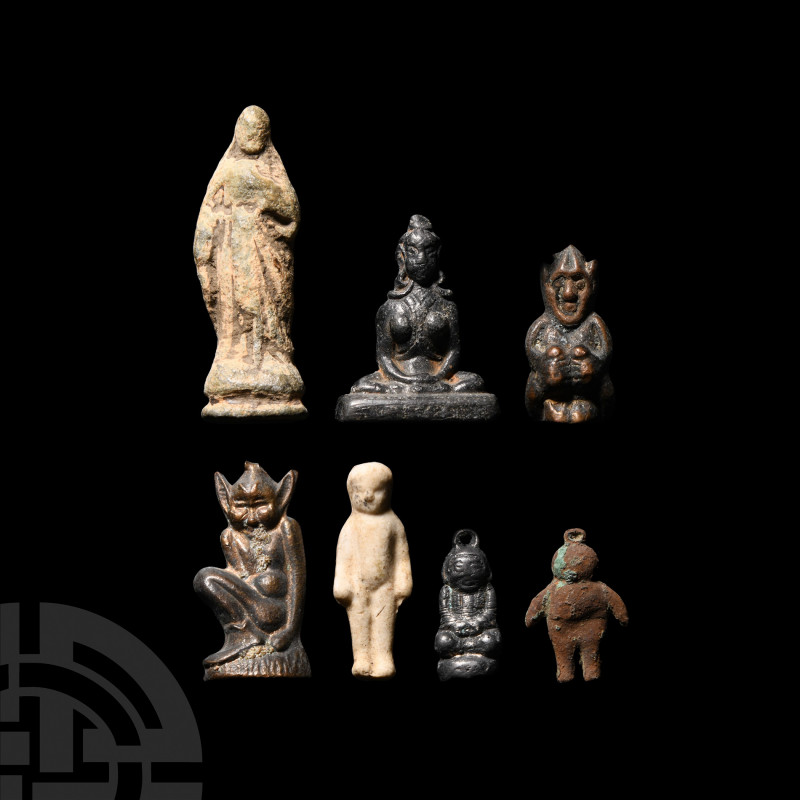 Post Medieval Figurine Collection 19th-20th century A.D. A mixed group of figure...