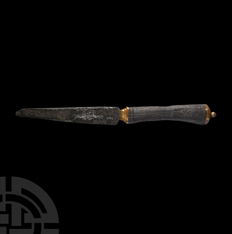 Tudor Knife with Handle 16th-early 17th century A.D. A knife composed of an iron...