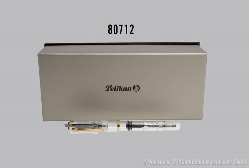 Pelikan Demonstrator Transparent M 200 Füllfederhalter, Z 1, Zertifikat, Booklet...