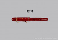 Pelikan Füllfederhalter M 101 N, Sonderedition 'Bright Red', 14 K Goldfeder, vergoldete Elemente, L 12,5 cm, Z 1