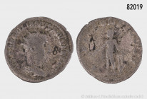 Aemilian, Antoninian, 253, Rs. Apollo, 3,23 g, 21 mm, RIC 1, C. 2, auf der Vs. kleiner Zahl mit Tuschfarbe aufgetragen, aus alter deutscher Sammlung, ...