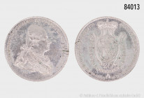 Liechtenstein, Franz Joseph (1772-1781), 20 Kreuzer 1778, Stempel von Franz Xaver Würth, Wien, 6,68 g, 28 mm, Divo 82, kleine Randfehler und Kratzer, ...