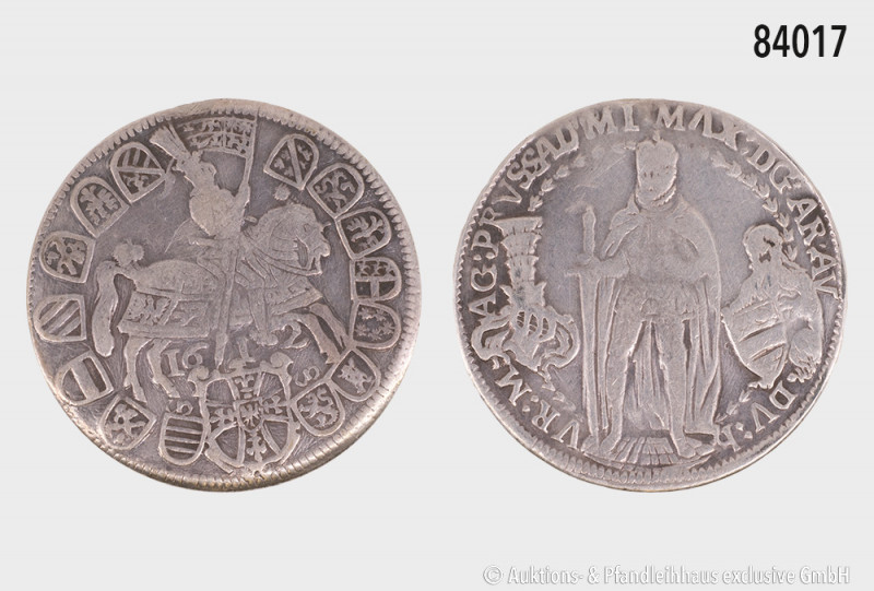 Deutscher Orden, Maximilian I. Erzherzog von Österreich (1590-1618) 1/4 Taler 16...