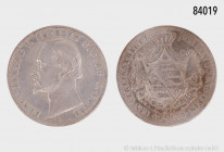 Sachsen-Coburg und Gotha, Ernst II. (1844-1893), Vereinstaler 1870 B, 18,4 g, 33 mm, AKS 103, Davenport 826, Auflage 21500 Exemplare, Randfehler und K...