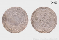 Colmar, Gulden (60 Kreuzer) o. J., 18,89 g, 37 mm, Dav. 462, Engel/Lehr 94, etwas gewellt, kleine Kratzer, sehr schön, selten