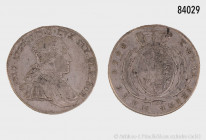 Sachsen, Friedrich August III. (1763-1806), Taler 1798, 27,59 g, 40 mm, Slg. Merseburger 1977, Schnee 1092, Davenport 2701, Kratzer, fast sehr schön
