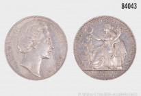 Bayern, Ludwig II., Siegestaler 1871, 18,5 g, 33 mm, AKS 188, Kratzer und Randfehler, sehr schön