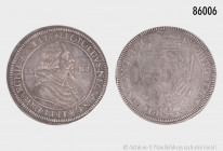 RDR, Tirol, Erzherzog Leopold V. (1619-1632) Hall, Taler 1620, 27,66 g, 41 mm, Davenport 3328, Randfehler, feine Patina, sehr schön