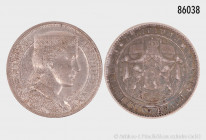 Konv. Bulgarien, 5 Leva 1885 und Lettland 5 Lati 1931, Silber, teilweise mit Fehlern, sehr schön-fast vorzüglich