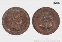 Medicina in nummis: Bronzemedaille 1828, von Chr. Pfeuffer, auf das 50-jährige Dienstjubiläum des Arztes Samuel Thomas Soemmering (geb. 1755 in Thorn,...
