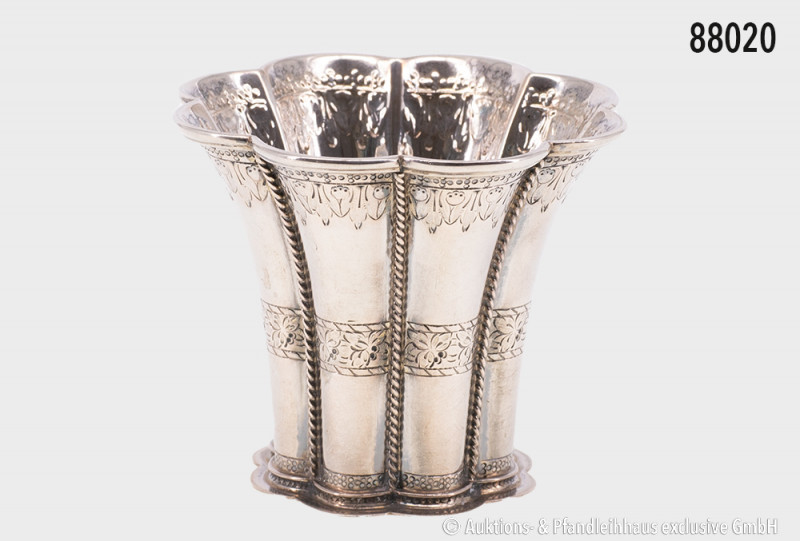 Margaretenbecher, Kopenhagen, Dänemark, 830er Silber, ca. 2. Hälfte 20. Jh., ach...