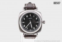 HAU, Aristo, Automatic, Stahlausführung mit Hirschlederband, D ca. 45 x 45 mm, Ref. 3H39, erworben im November 2004, mit Garantiekarte, in OVP, Armban...