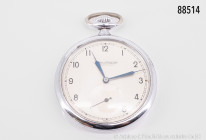 Taschenuhr, Jaeger-LeCoultre, 467/2, 380294, vmtl. 2. WK Militäruhr, guter Zustand mit Altersspuren, Zifferblatt für Sekunden abgeblättert, Gehäuse le...