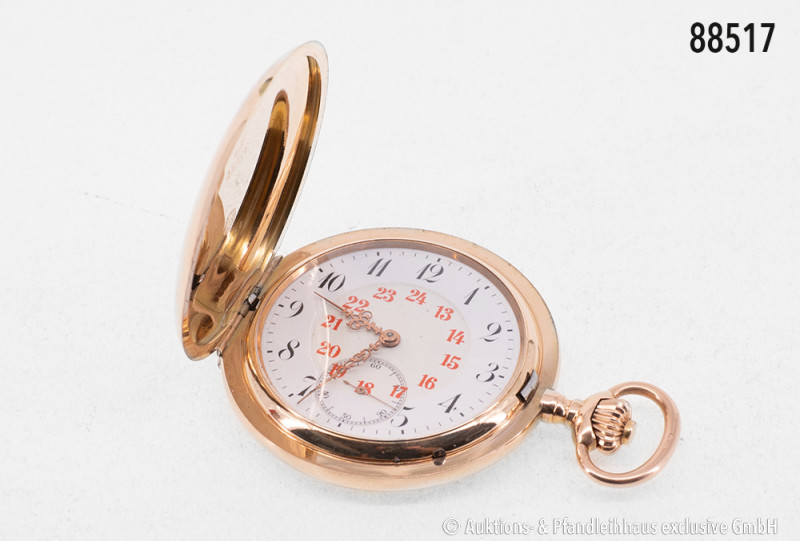 Taschenuhr, IWC, Schaffhausen, 585 Gold, D ca. 51 mm, 98 g Gesamtgewicht, Deckel...