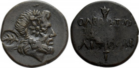 SKYTHIA. Olbia. Ae (Circa 100-90 BC)