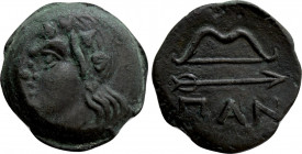 CIMMERIAN BOSPOROS. Pantikapaion. Ae (Circa 304-250 BC)