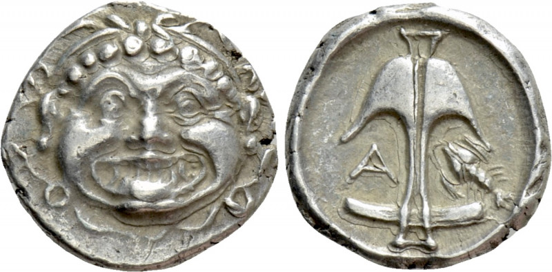 THRACE. Apollonia Pontika. Tetrobol (425-375 BC). 

Obv: Facing gorgoneion.
R...