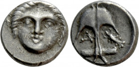 THRACE. Apollonia Pontika. Diobol (Circa 375-335 BC)