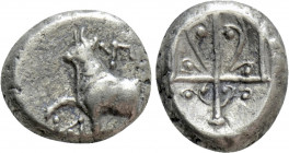 THRACE. Byzantion. Hemidrachm (Circa 387/6-340 BC)