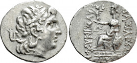 KINGS OF THRACE (Macedonian). Lysimachos (305-281 BC). Tetradrachm. Byzantion