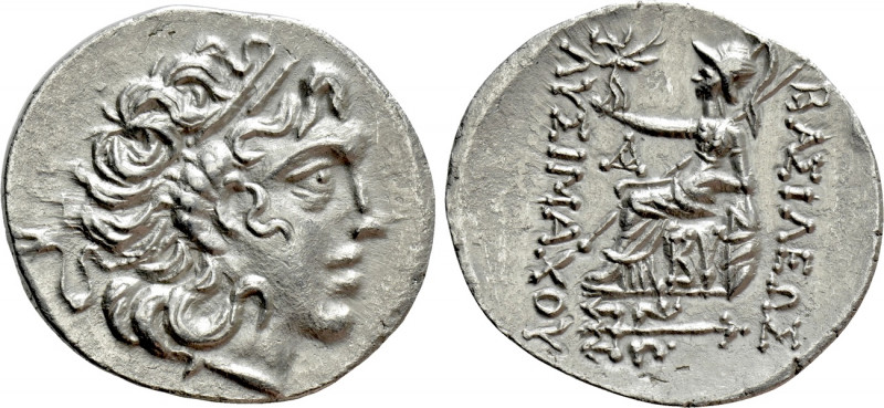 KINGS OF THRACE (Macedonian). Lysimachos (305-281 BC). Tetradrachm. Byzantion. ...