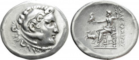 KINGS OF MACEDON. Alexander III 'the Great' (336-323 BC). Tetradrachm. Alabanda. Dated CY 6 (164/3 BC)