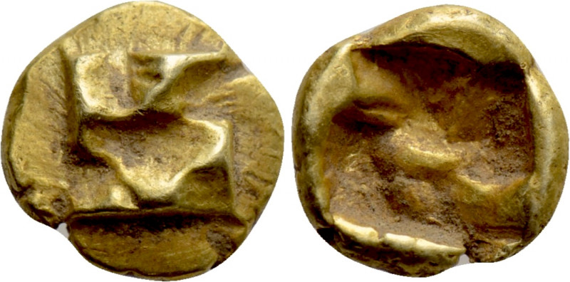 IONIA. Uncertain. EL 1/24 Stater (Circa 625-600 BC). 

Obv: Raised clockwise s...