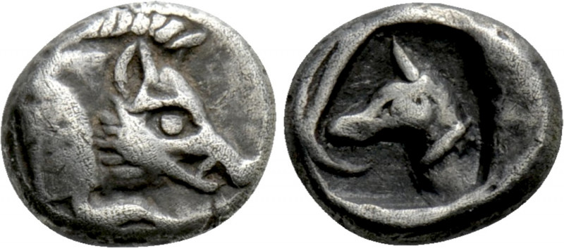 DYNASTS OF LYCIA. Uncertain Dynast (Circa 480/70-430 BC). Hemiobol. 

Obv: For...