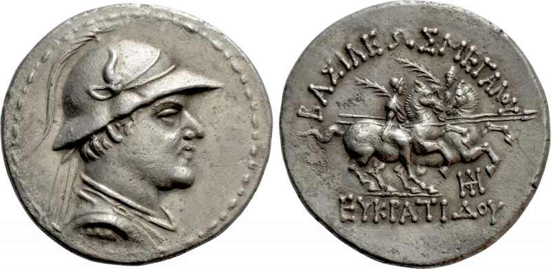 KINGS OF BAKTRIA. Greco-Baktrian Kingdom. Eukratides I Megas (Circa 170-145 BC)....