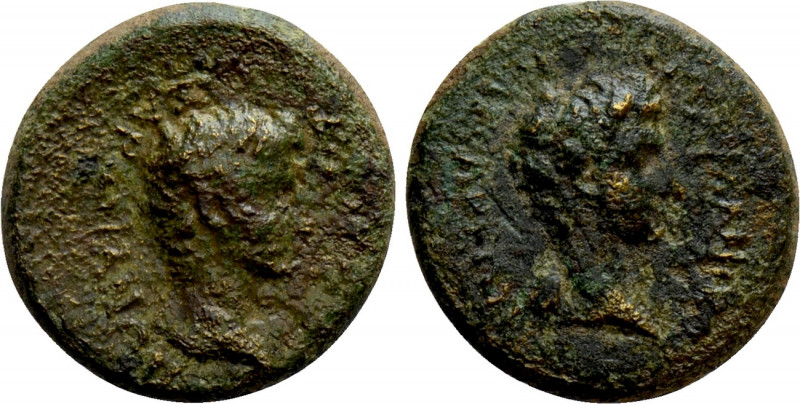 LYDIA. Sardeis. Germanicus & Drusus (Caesares, 15 BC-19 AD & 19-23). Ae. 

Obv...