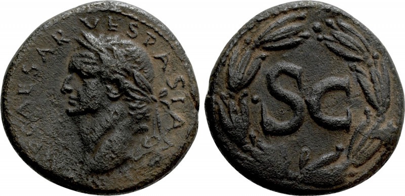 SELEUCIS & PIERIA. Antioch. Vespasian (69-79). As. 

Obv: IMP CAESAR VESPASIAN...