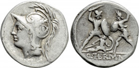 Q. THERMUS M. F. Denarius (103 BC). Rome
