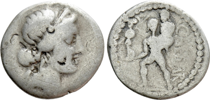 JULIUS CAESAR. Denarius (48-47 BC). Military mint traveling with Caesar in North...