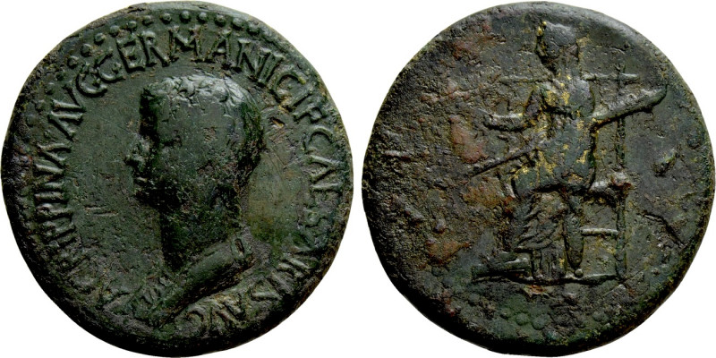 AGRIPPINA II (Augusta, 50-59). Dupondius. Uncertain Balkan mint. 

Obv: AGRIPP...