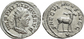 PHILIP I 'THE ARAB' (244-249). Antoninianus. Rome. Saecular Games issue