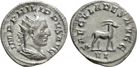 PHILIP I 'THE ARAB' (244-249). Antoninianus. Rome. Saecular Games issue